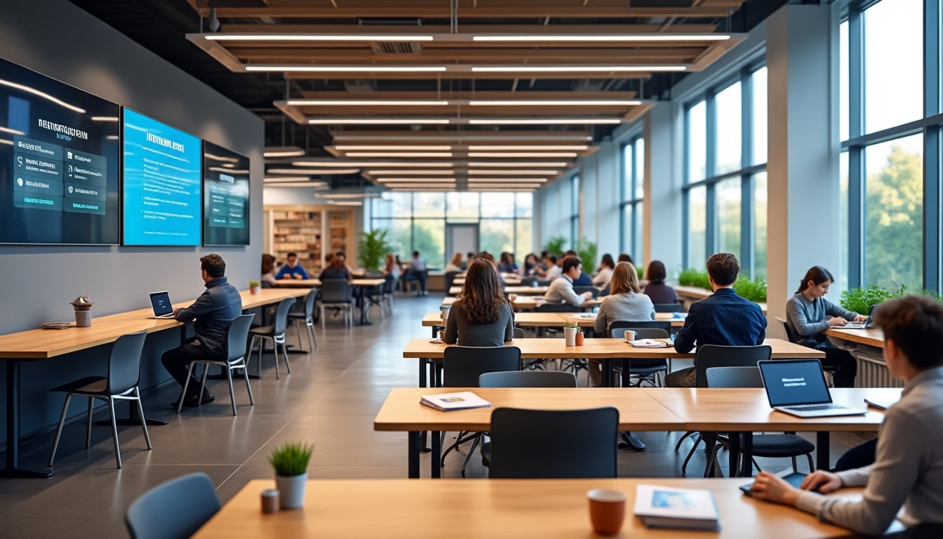 découvrez comment profiter des espaces d'étude, du wifi gratuit et des options de réservation à la bibliothèque de la manufacture. un lieu idéal pour travailler, réviser et accéder à des ressources numériques dans un environnement moderne et convivial.