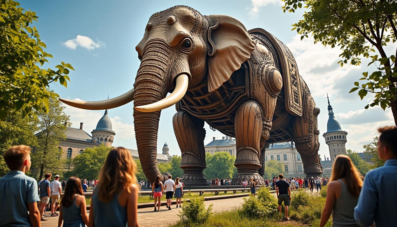 découvrez où admirer la célèbre machine géante de nantes : horaires d’ouverture, parcours détaillé et galerie photos pour tout savoir avant votre visite !