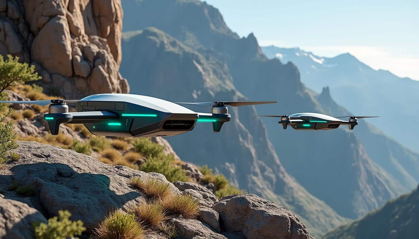 découvrez comment l'efficacité des batteries au graphène prolonge l'autonomie de vol des drones d'exploration, ouvrant de nouvelles perspectives pour des missions plus longues et performantes.