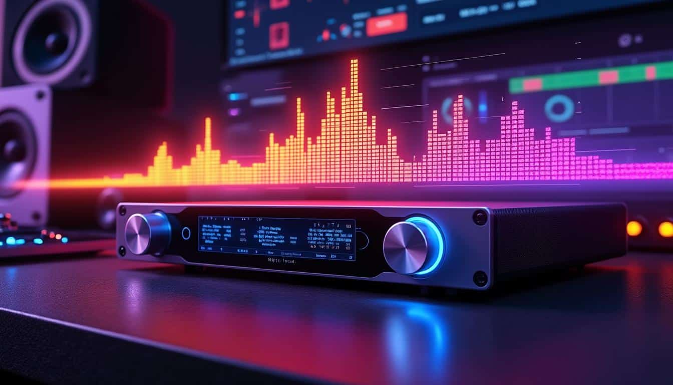 assurez une restitution sonore authentique grâce à une conversion analogique-numérique haute fidélité garantissant une qualité audio exceptionnelle et précise.