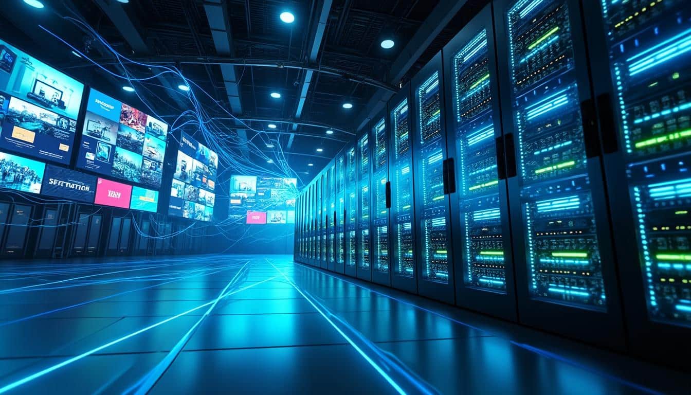 découvrez un hébergement massif de contenus vidéo optimisé grâce à l'élasticité des serveurs de diffusion en continu, assurant une performance et une scalabilité exceptionnelles pour vos flux vidéo.