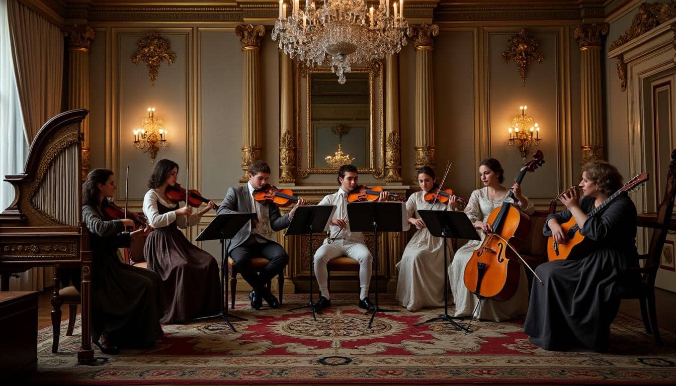 découvrez l'interprétation authentique de la musique baroque grâce à l'utilisation d'instruments d'époque, offrant une expérience sonore fidèle aux compositions originales.