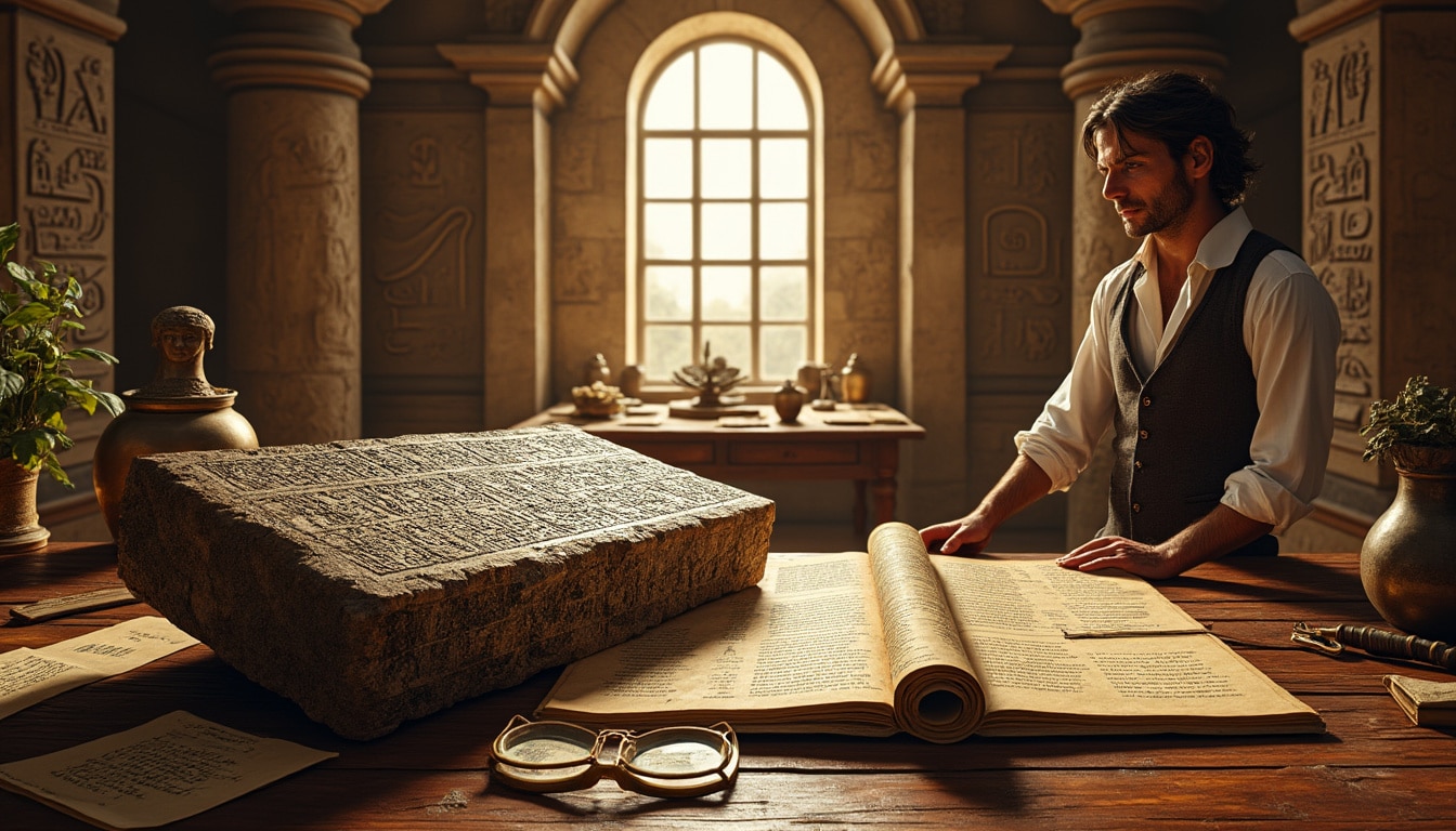 découvrez comment la découverte de la pierre de rosette a permis de décrypter les hiéroglyphes égyptiens, ouvrant une fenêtre unique sur l'histoire et la culture de l'égypte antique.
