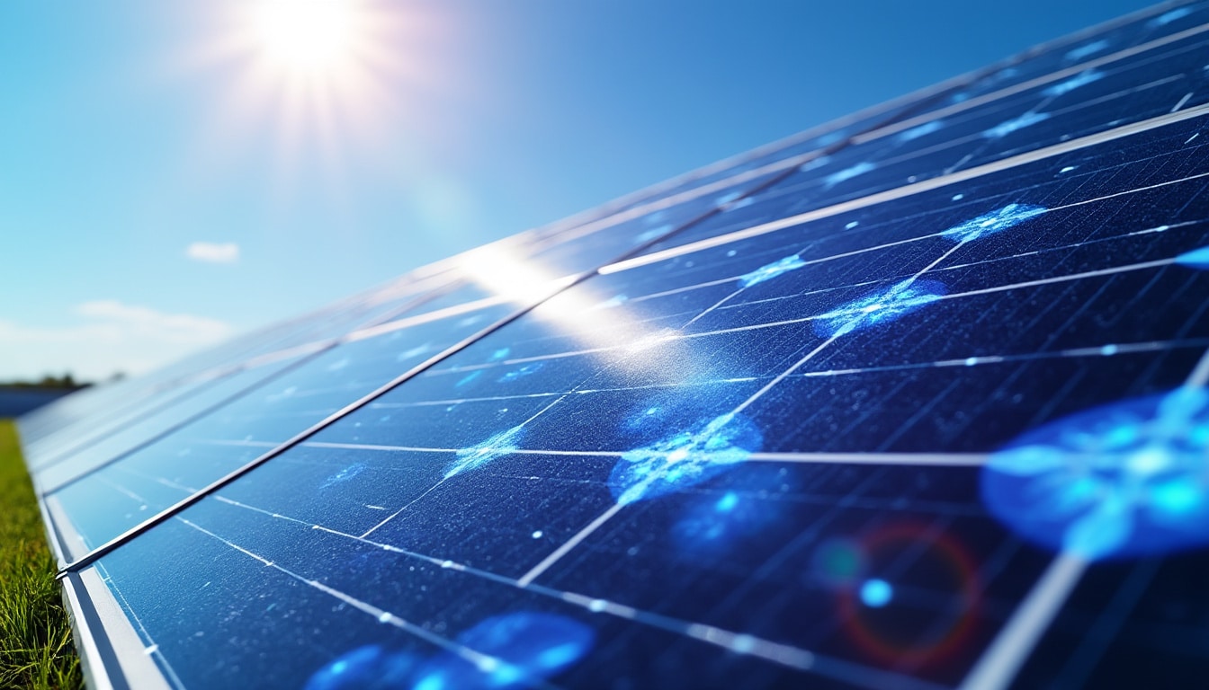 découvrez comment la structure cristalline des pérovskites booste l'efficacité des panneaux solaires pour une production d'énergie renouvelable optimisée.