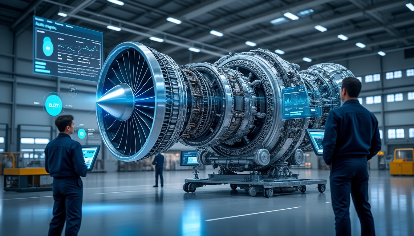 découvrez comment les algorithmes de maintenance prédictive permettent d'anticiper les pannes de moteurs d'avion pour assurer une sécurité accrue et optimiser la performance aéronautique.