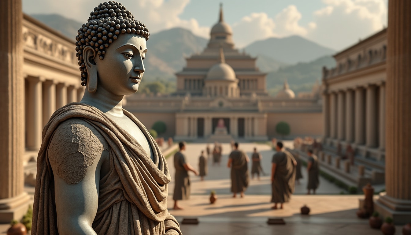 découvrez comment les conquêtes d'alexandre le grand en asie ont influencé la sculpture gréco-bouddhique, fusion artistique unique entre les cultures grecque et bouddhiste.